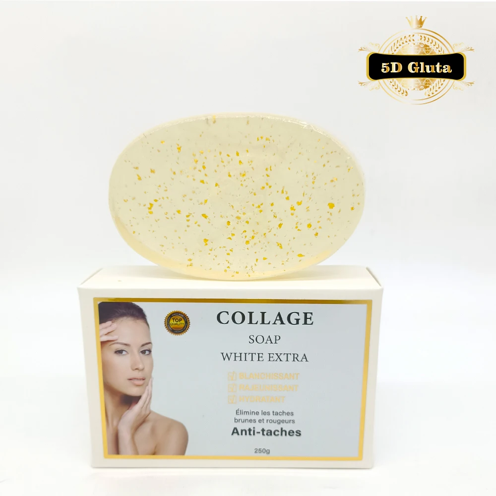 

COLLAGEN EXTRA WHITE soap Fade Scars Minimize Stretch Marks moisturizing skin Mend Cracked Heels smooths Skin soap