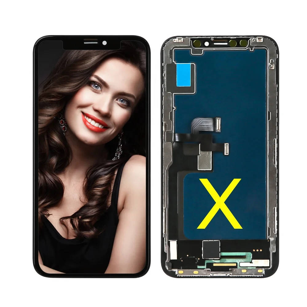 

2021 hot selling for iphone x oled lcd screen display assembly, for iphone x lcd replacement with good quality, Golden