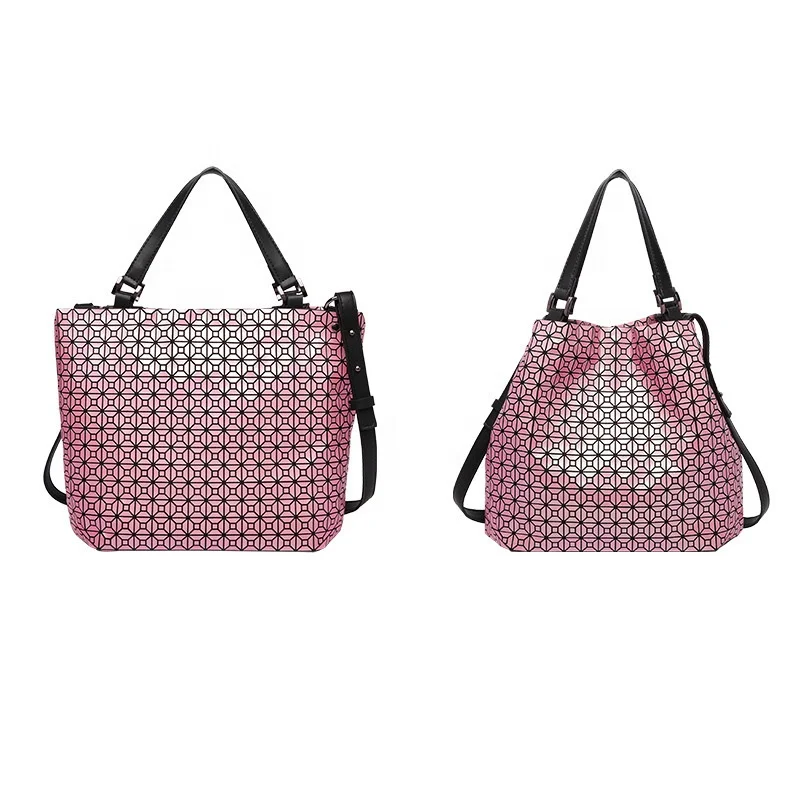 

Women Various shapes factory direct geometric rhombus shoulder handbag