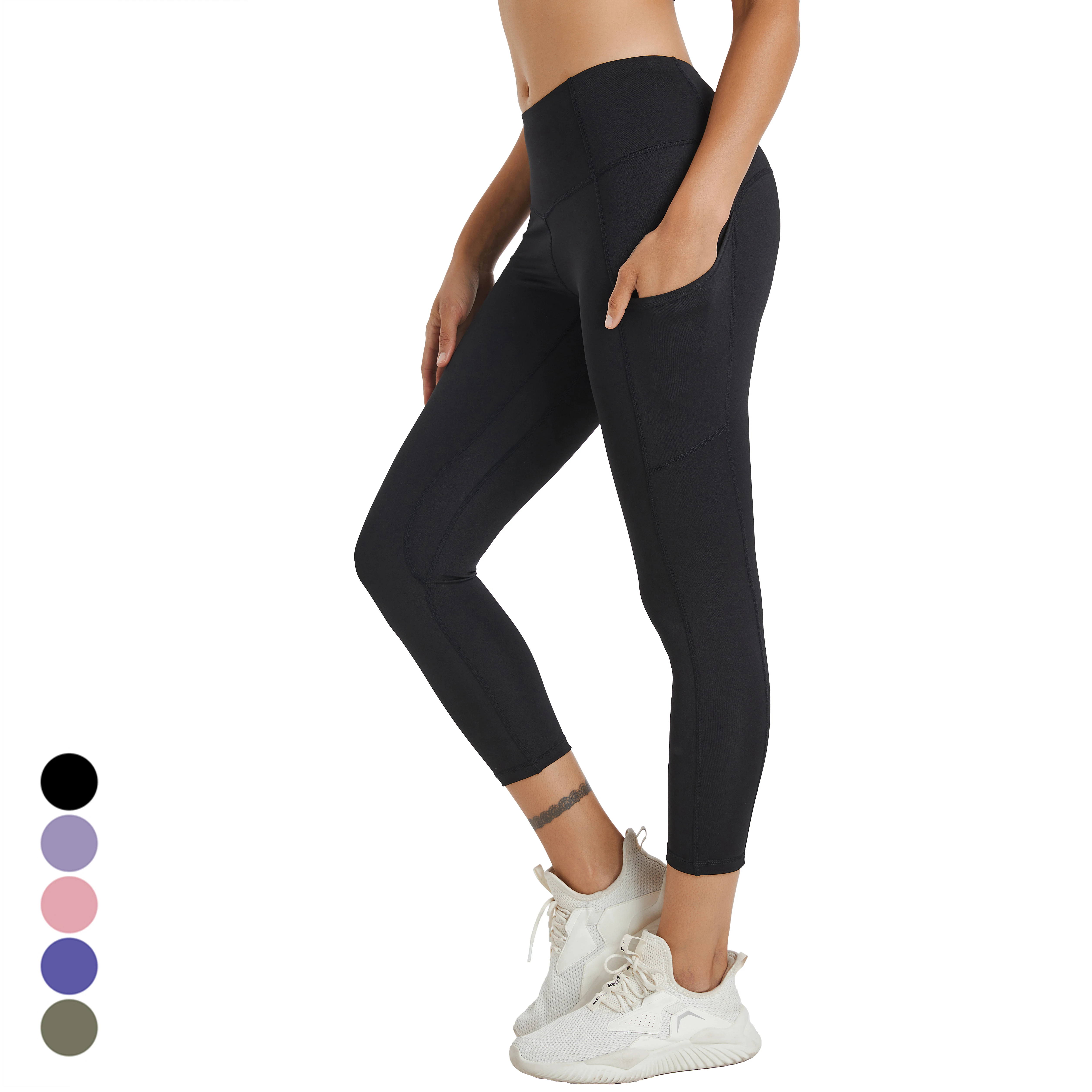 

Custom Logo Sportswear High Waist Gym Leggings Push Up Butt Lift Sports Leggings Yoga Pants With Pockets