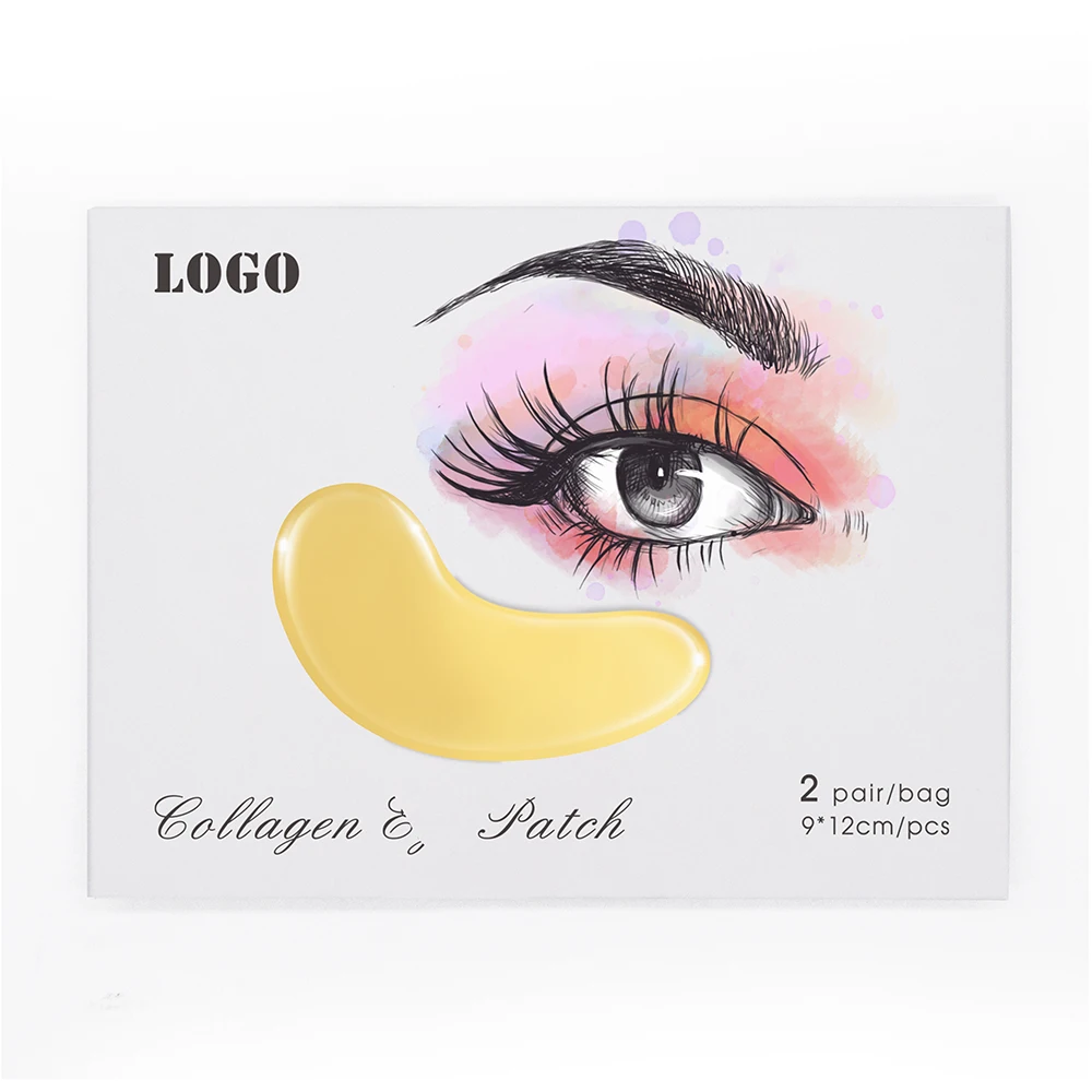

Private label korean Eye care Anti Puffy Collagen eye mask Hydrogel Eye Patches, Gold, white, pink, black, clear