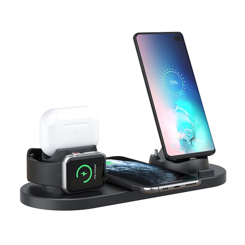 

LAIMODA 2021 new arrivals Amazon top seller wireless charger Qi 4 in 1 wireless charging station for Apple wireless charger