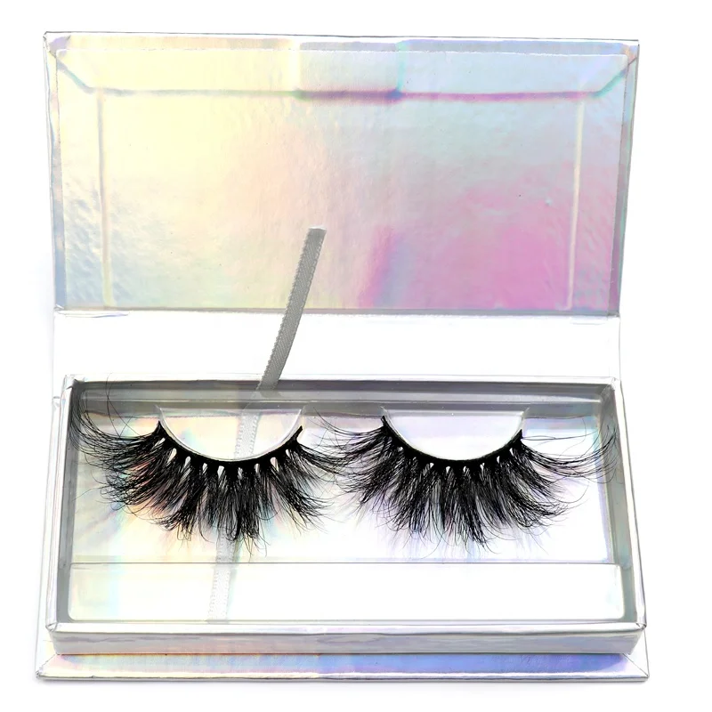 

custom logo wholesale bottom full strip lashes dramatic 25mm fluffy 3d mink lash vendor acrylic eyelash box, Customized color