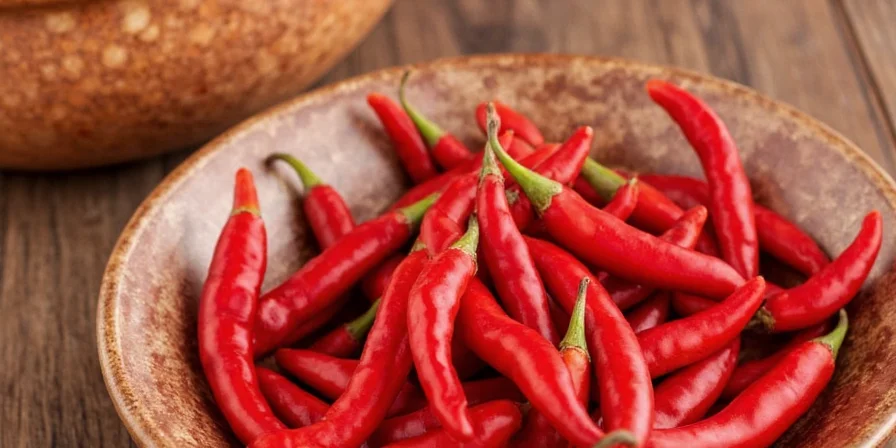 Bird's Eye Chilli plant in a garden