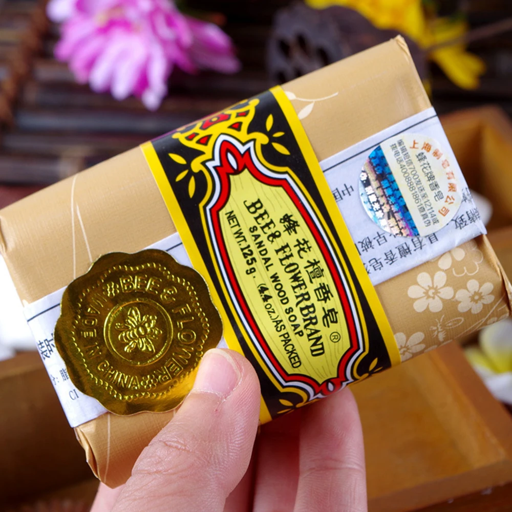 
Chinese Classic Toilet Soap Cheap Bee Flower Natural Soaps 