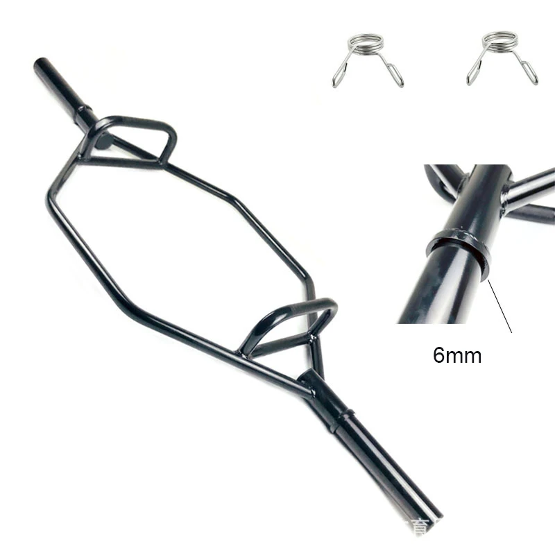 

Factory Cheap Price Chrome or Black Hex Barbell Trap Bar for Squats Deadlifts Shrugs