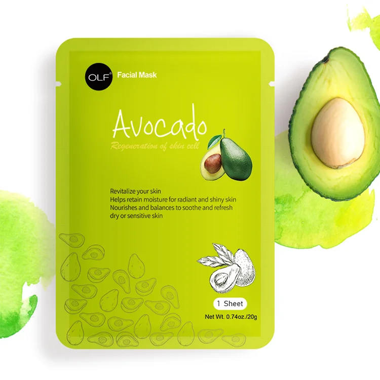 

Private Label Custom Skin Care Whitening Hydrating Natural Sheet Facial Face Mask