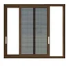 garden rectangular side slide aluminium sliding screen glass window factory price