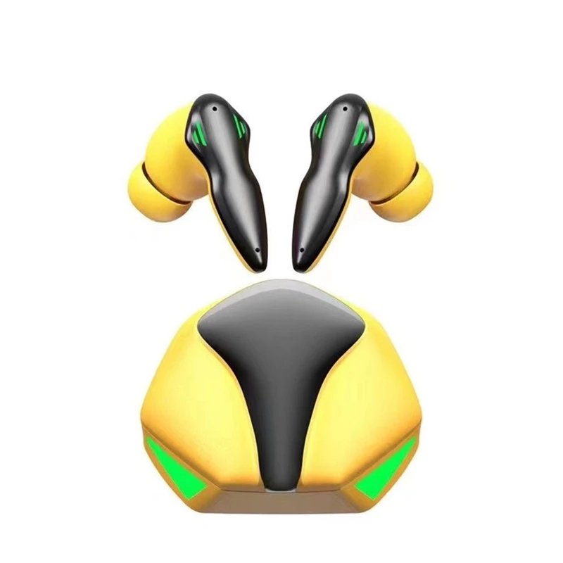 

YX02 TWS Wireless Earphones with Charge Case 5.0 Headphones Dual Mode Stereo Sound Low Latency Gaming Headset for Huawei Phone, Black