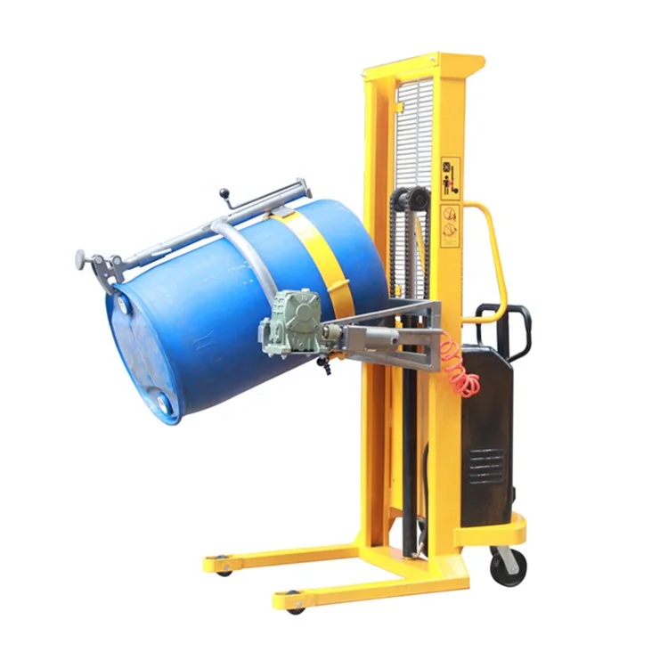 Yl520 Steel Barrel Tilter 500kg Electric Drum Lifter Plastic Drum Mixer 55 Gallon Drum Truck