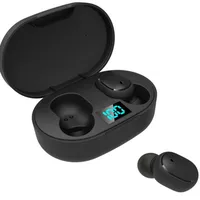 

2020 E6S TWS Bluetooth Earphone V5.0 Touch Wireless Earbuds 3D Stereo Sport Waterproof Headset handsfree LED Power display case
