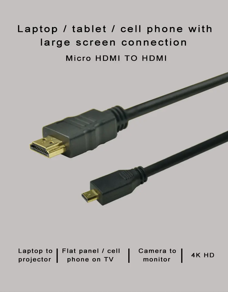 SIPU High Speed Cable HDMI- to Mini HDMI- Type A to Type C M toM support 4K Ultra HD 3D - ANKUX.COM
