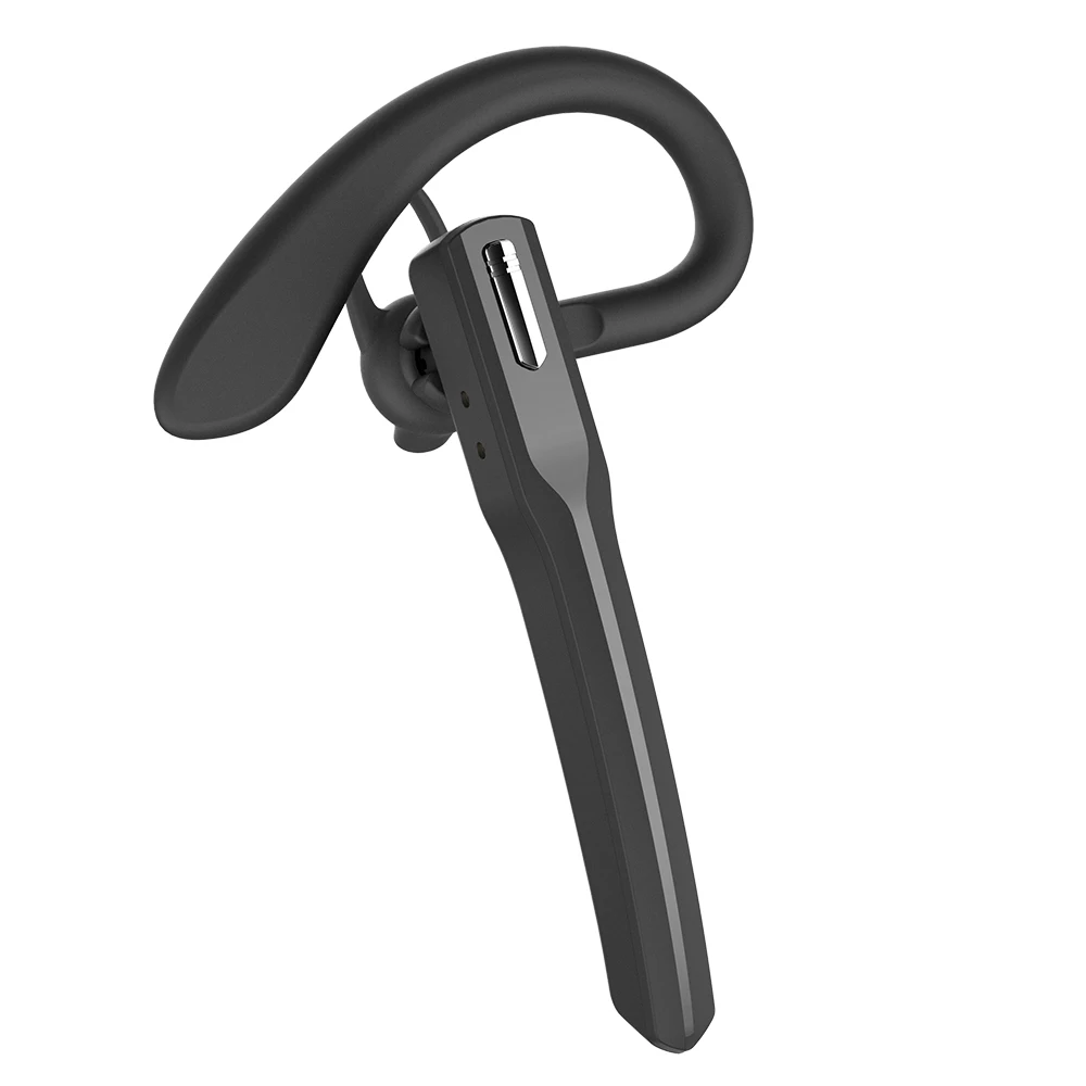 

Honsenn Single Ear Earhook Earbud Wireless Bluetooth 12 Hours Play Time For Sports Meeting Conference