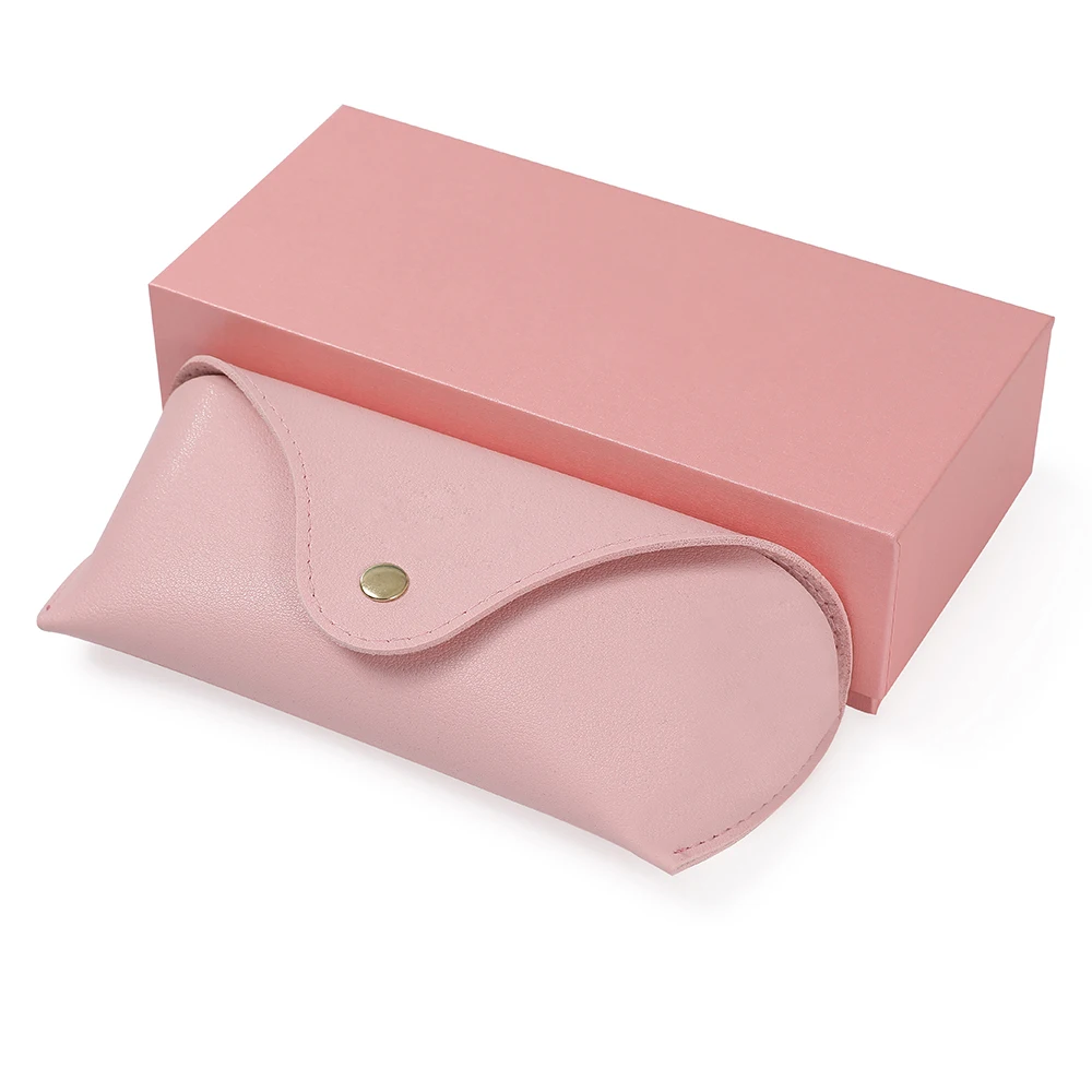 

Hot-Selling Glasses Bag Soft Leather Glasses Box Retro Art INS Girls Portable Sunglasses Box