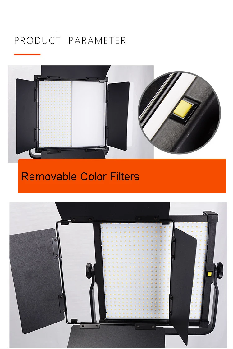 Wholesale price LED meeting photography shooting bi-color led panel dual colour studio light