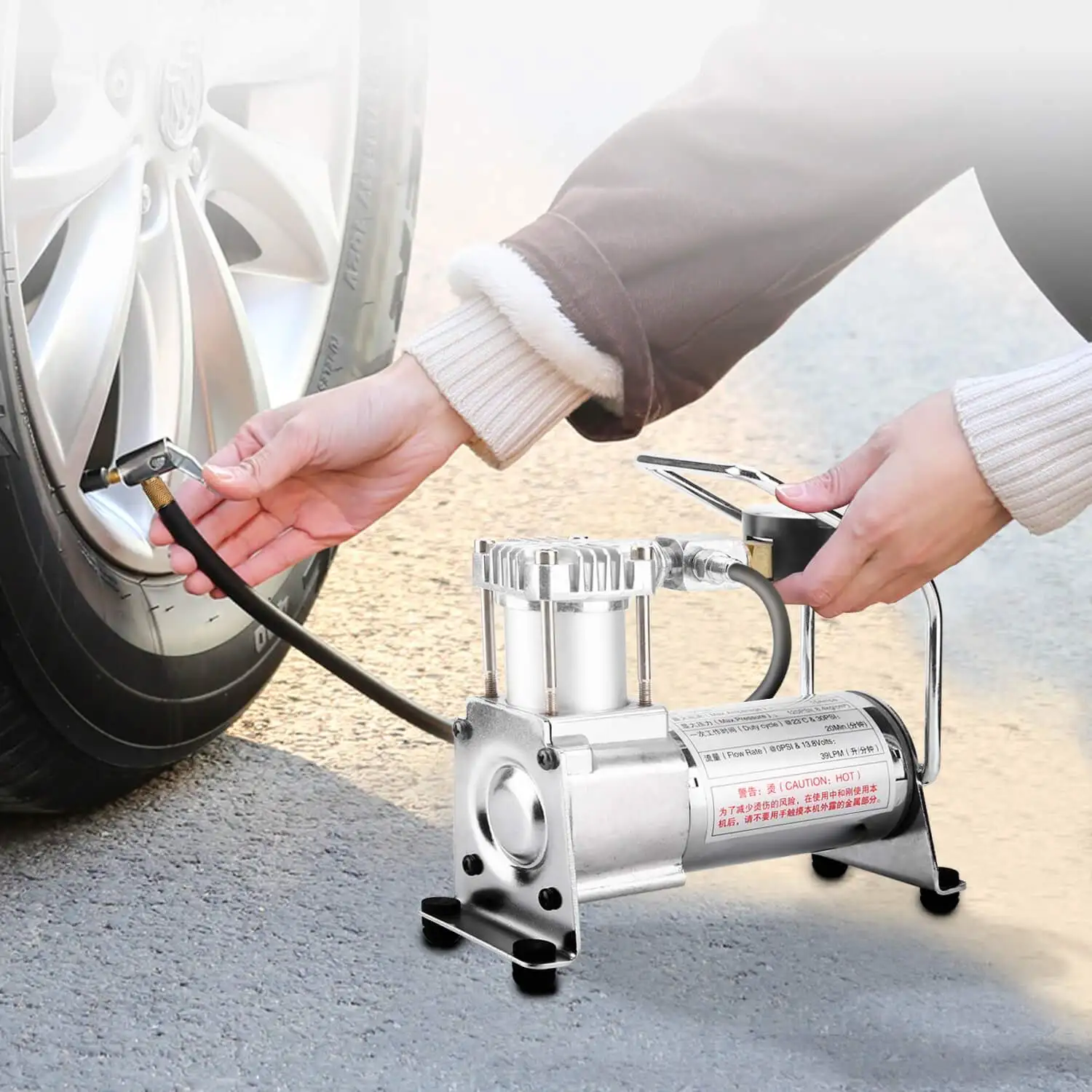 portable tire inflator for car lifetime warranty