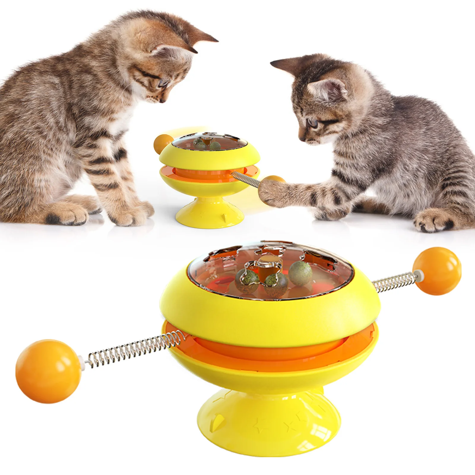 

China Wholesale Eco Friendly Indestructable Style Toy Sweet Pet The Cat And Dog Slow Food Toys, Light blue/yellow/green/pink/red