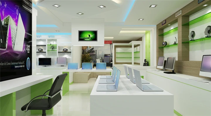 Professional Computer Showroom Design Electronic Computer Store Interior Display Solution Laptop Showroom Design Retail Store Di Buy Laptop Showroom