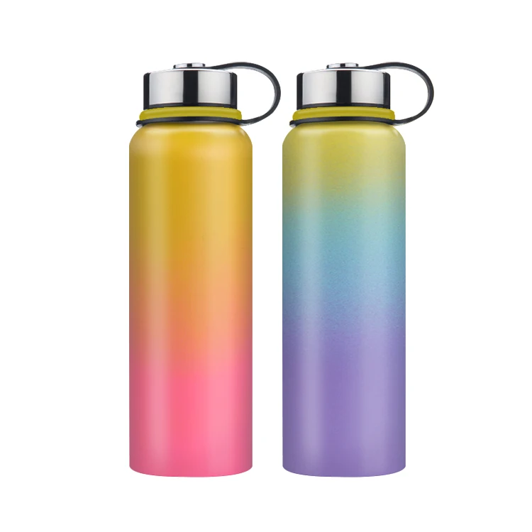 

Stainless steel double wall insulated drinking bottle powder painting thermo flask