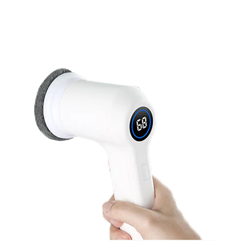 

Hot Sale on Amazon Cordless Electric Spinning Floor Scrubber Cleaning Magic Brush for Toilet Window Glass Bathroom Kitchen, White