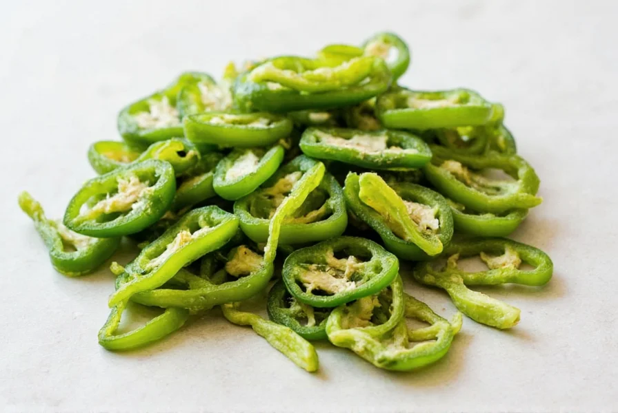 Jalapeño peppers ready for dehydration