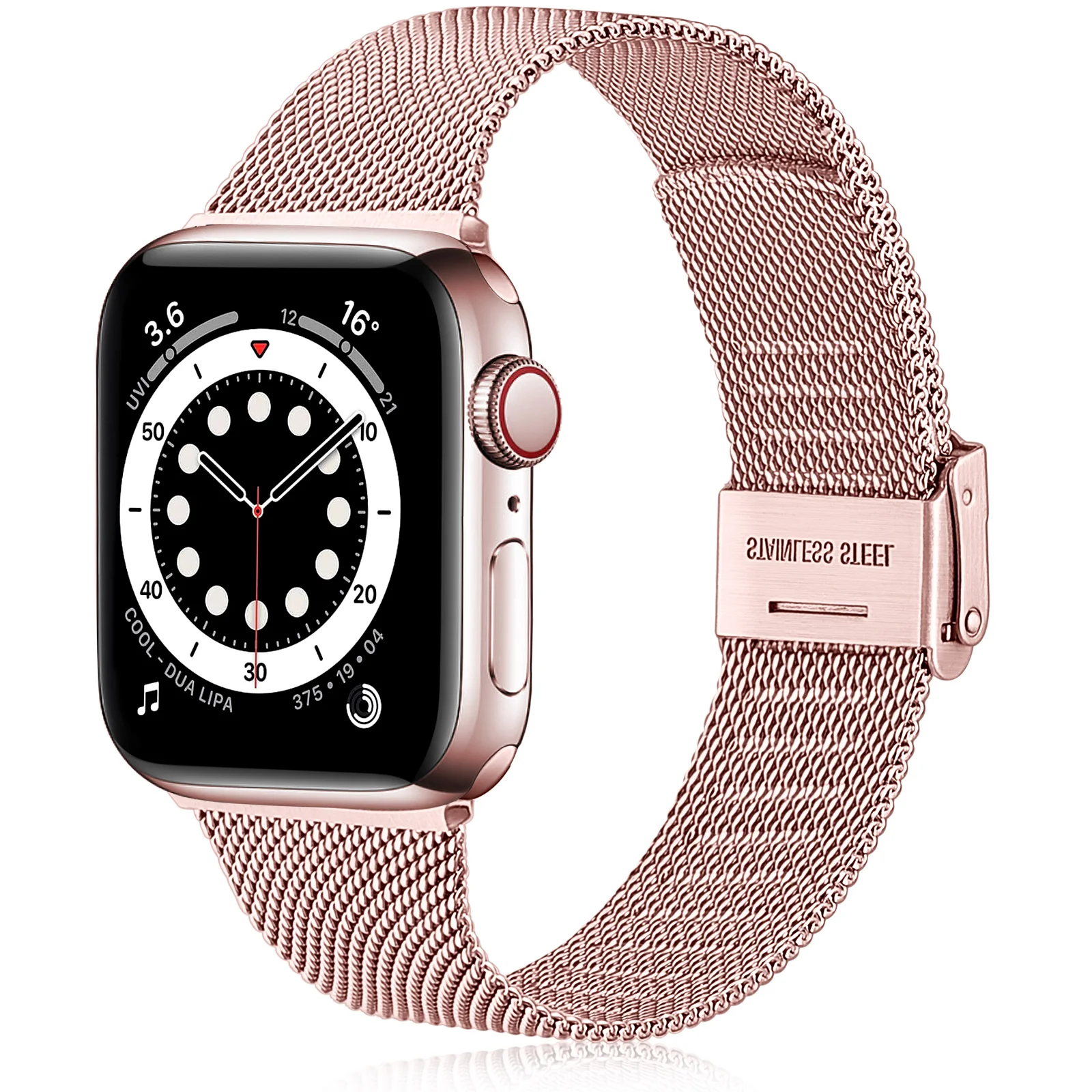 

High Quality Mesh Bands Apple Watch Metal Band Stainless Steel Milanese For Iwatch