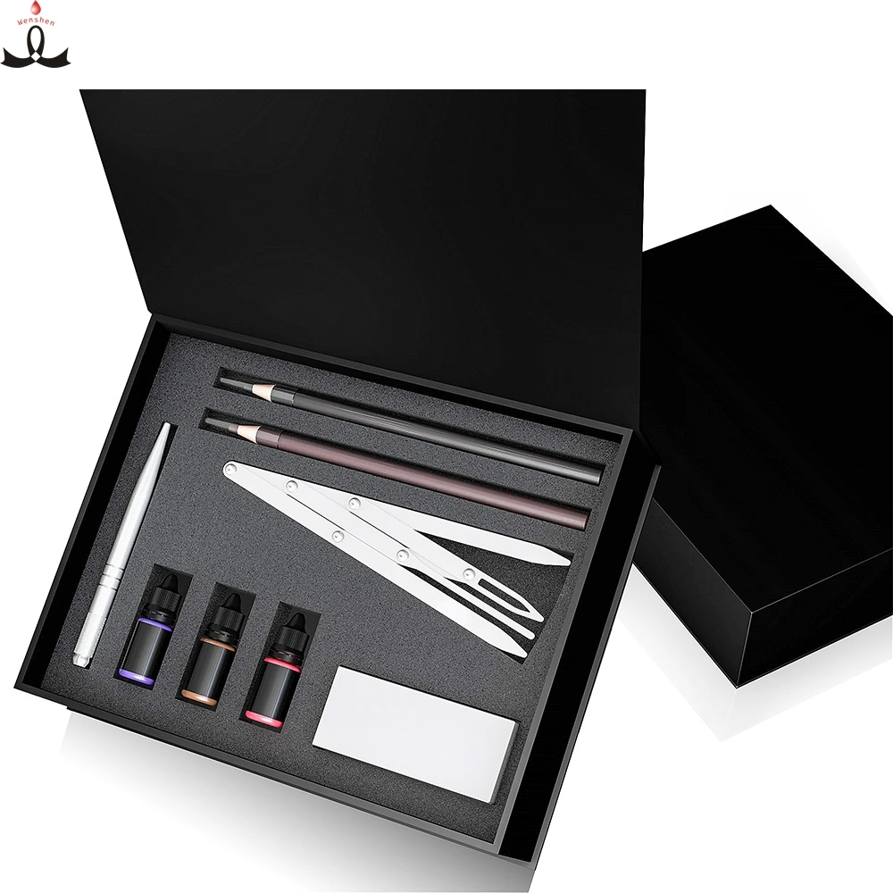 Oem / Odm Professional 3d Eyebrow Microblading Kit Tattoo Embroidery