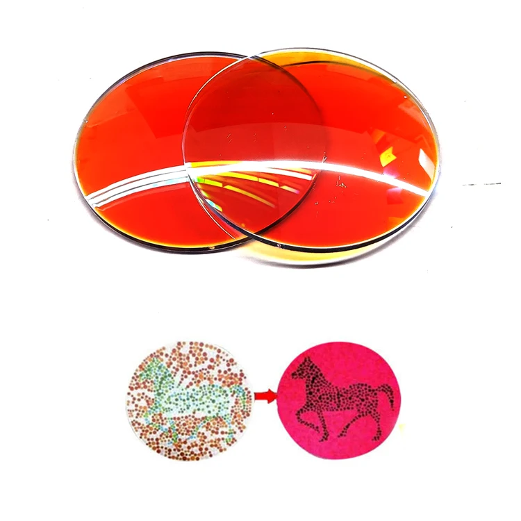 

1.56 Color Blind Lenses HMC Optical Lens Lenses Color Blindness