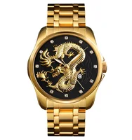 

Reloj De Pulsera Skmei 9193 Mans Watch Perfect Gold Luxury Brand Steel Watch