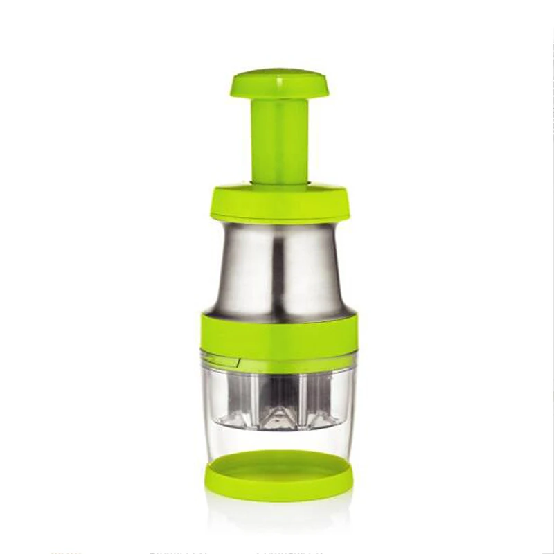 

Manual hand press quick food vegetable meat nicer slicer dicer, As photo