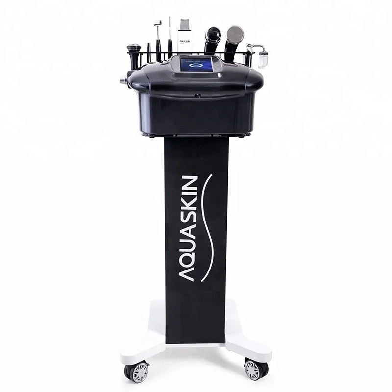 

2021 korea Aquaskin multifunction skin care facial beauty machine for beauty salon, Black