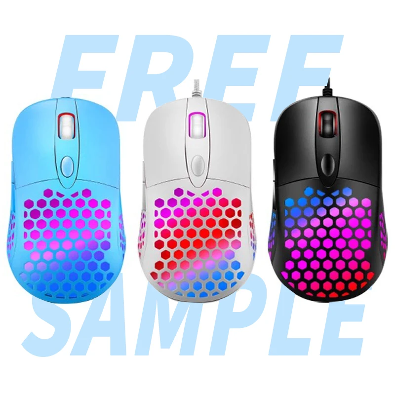 

AIWO Newest Model 1 Dollars Mouse Optical Usb Wired Honeycomb Mice Ergonomics Gaming Mouse Manufacturer, Customized color