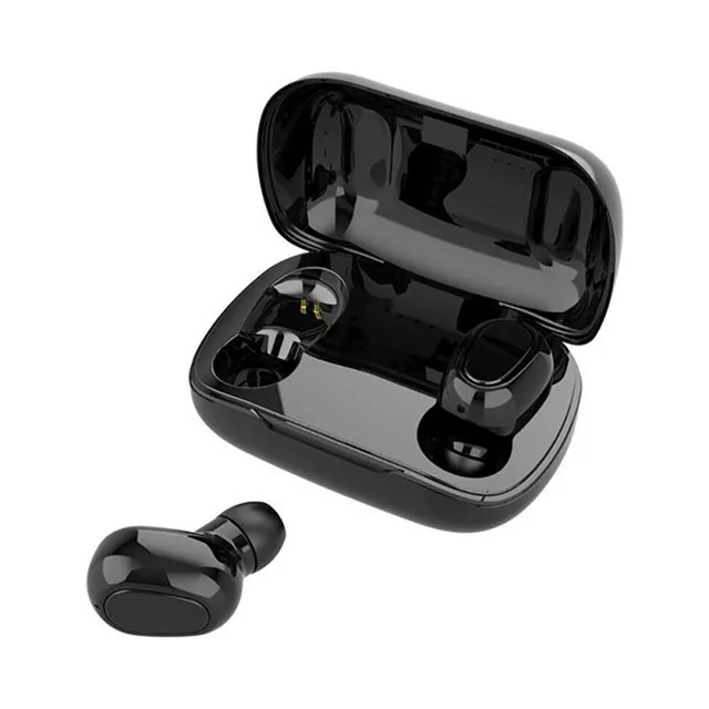 

L21 wireless headset TWS 5.0 stereo noise reduction HD call earplug In ear headphones 9D sound effects Earphone