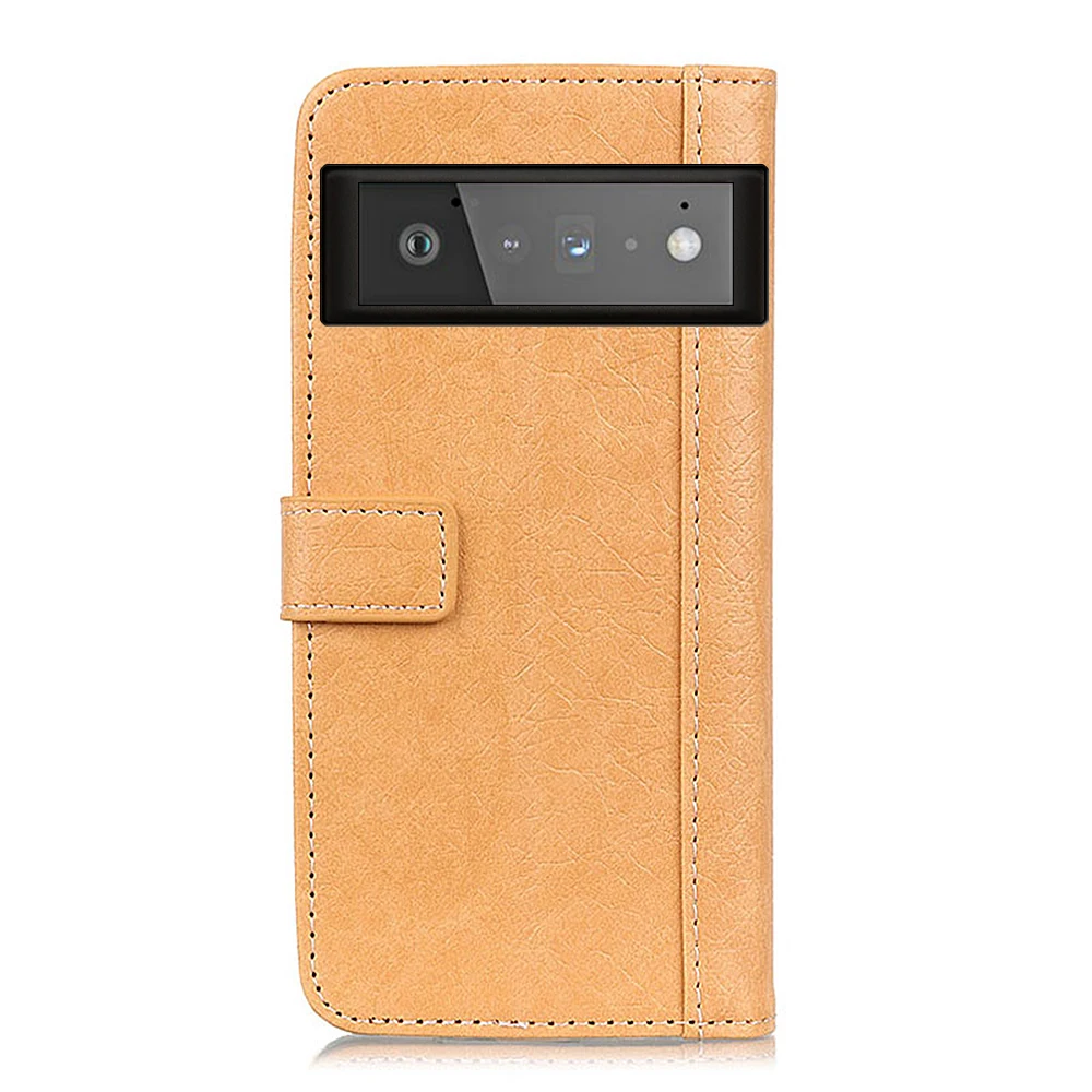 

Rhinoceros pattern PU Leather Flip Wallet Case For Google PIXEL 6 PRO With Stand Card Slots, As pictures