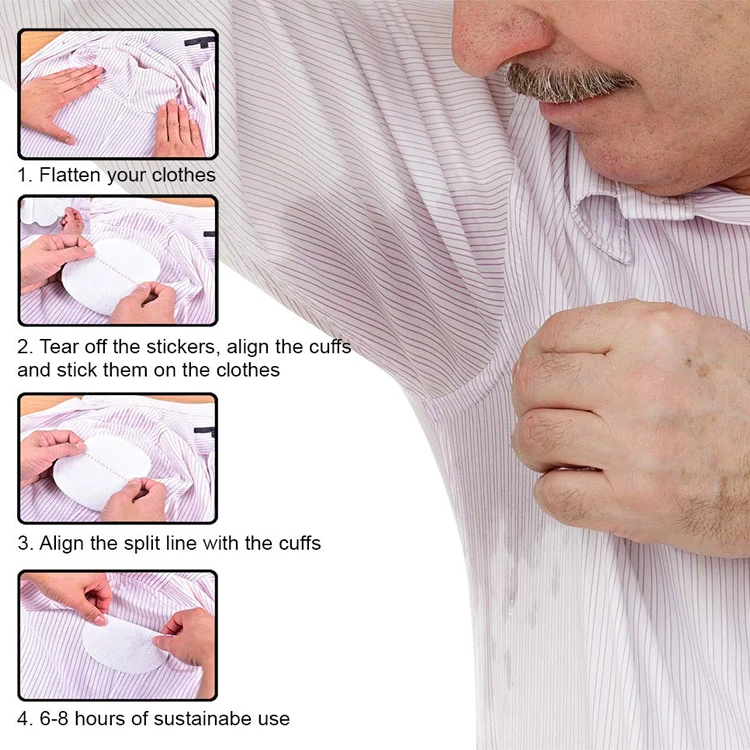 Underarm Sweat Pads Armpit Deodorant Dress Shields Garment