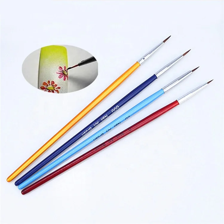 

Professional Small Fine Painting Brushes Nail Art Brush Detail Drawing Pen, Accept customized