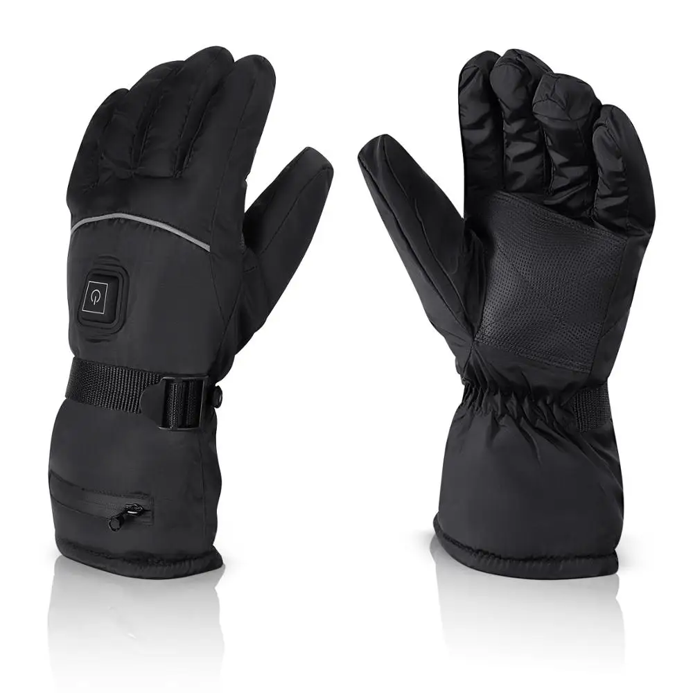 

Waterproof Rechargeable Battery Ski Heated Gloves for Winter