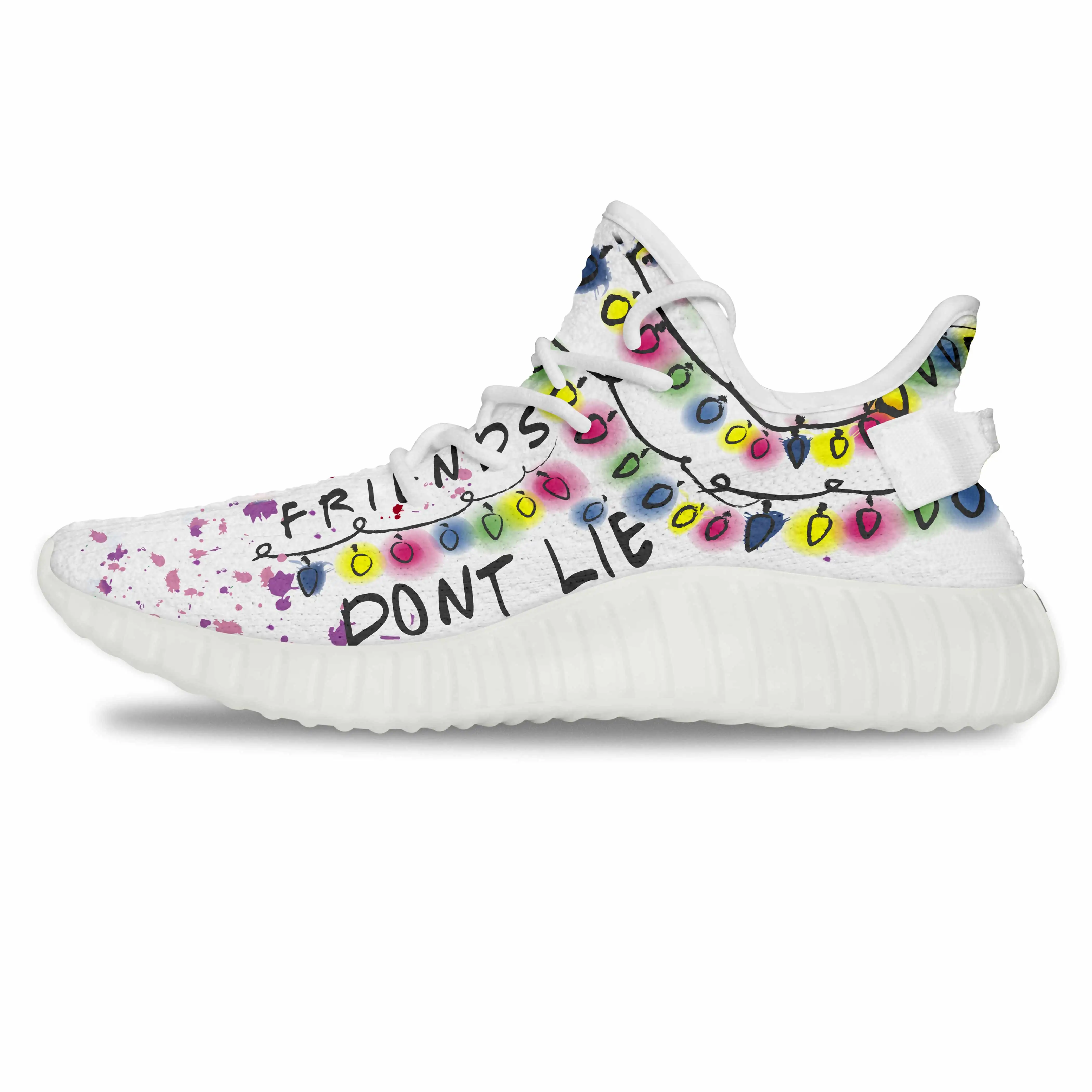 

Wholesale unisex white west yeezy 350 v2 weave breathable sneakers running shoes