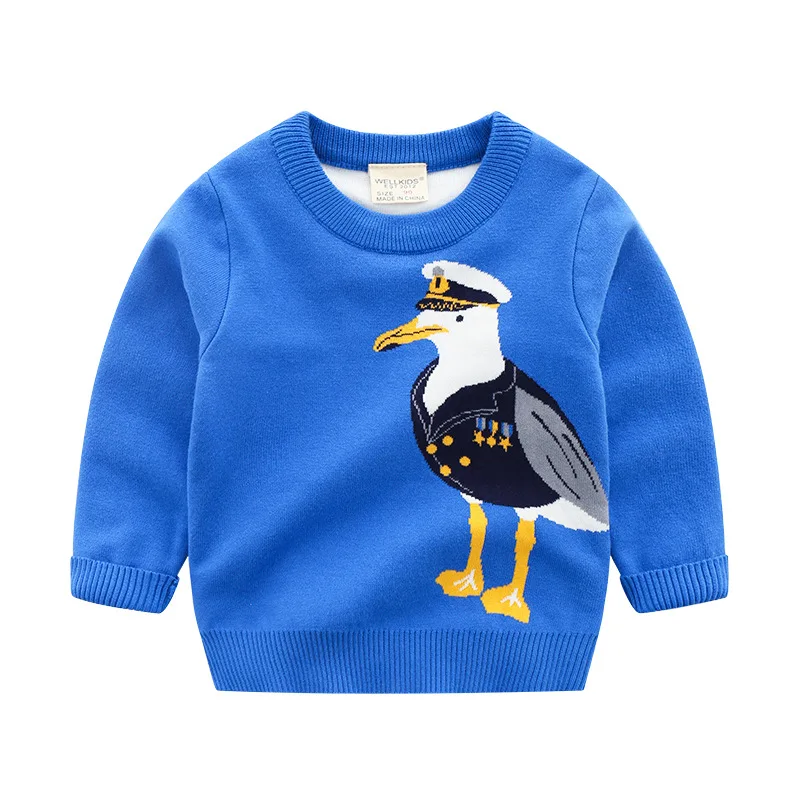 

Children's Cartoon Sweater Baby Knitted Boy Top
