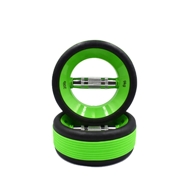 

custom new design round unique nubell fitness barbell dumbbell set with bar, Custom color