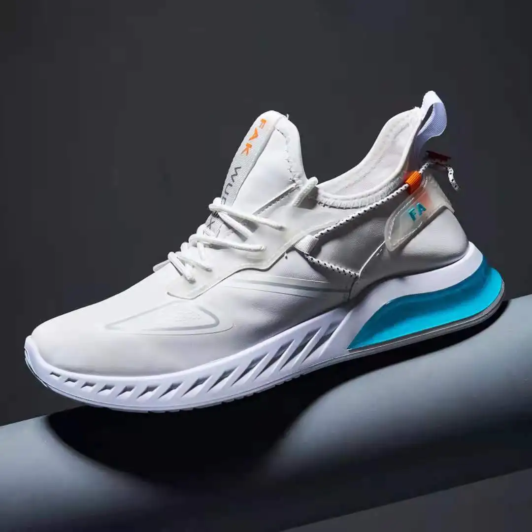 

OEM Factory direct walking running anti-slip best pu women's fashion sneakers men's casual shoes, White/black