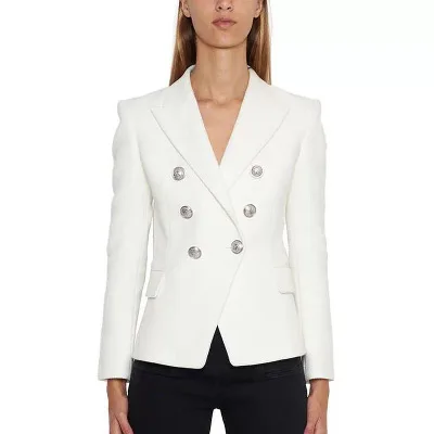 

2020 new arrivals wholesale fashion button embellished women blazer suit