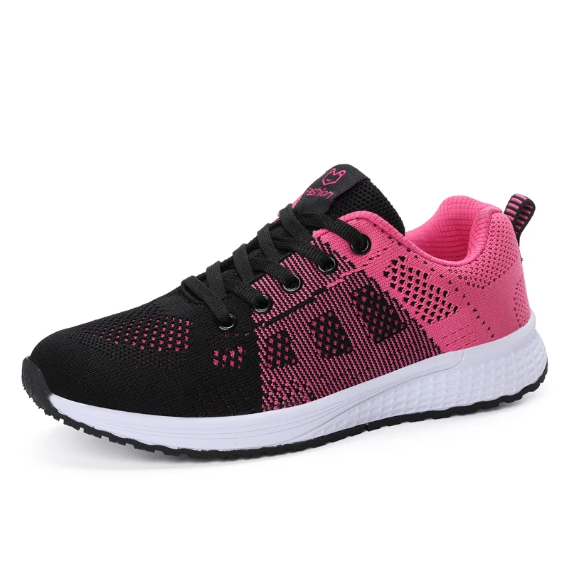 

2019 new arrivals colorful ladies casual shoes fasion brand design low top stylish designer women pink sneakers, As picture