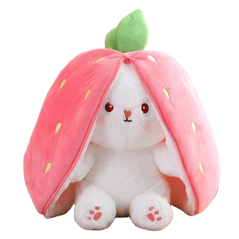 

Fruit rabbit carrot strawberry rabbit stuffed plush toys stuffed animal toys toy for kids