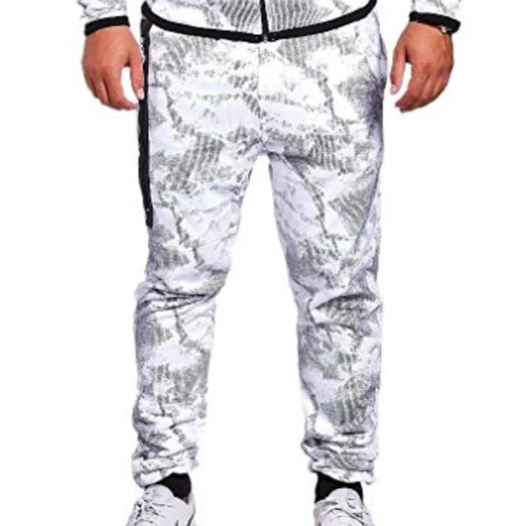 

New Men Hot sale printing Scratch jogging pants Hip hop Tether Tight Muscular man Beam foot trousers, Colors