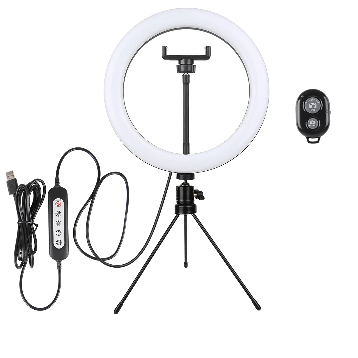 

Amazon 10inch Table Usb Beauty Video Studio Photo Circle Lamp Dimmable Selfie Led Ring Light With Tripod Stand