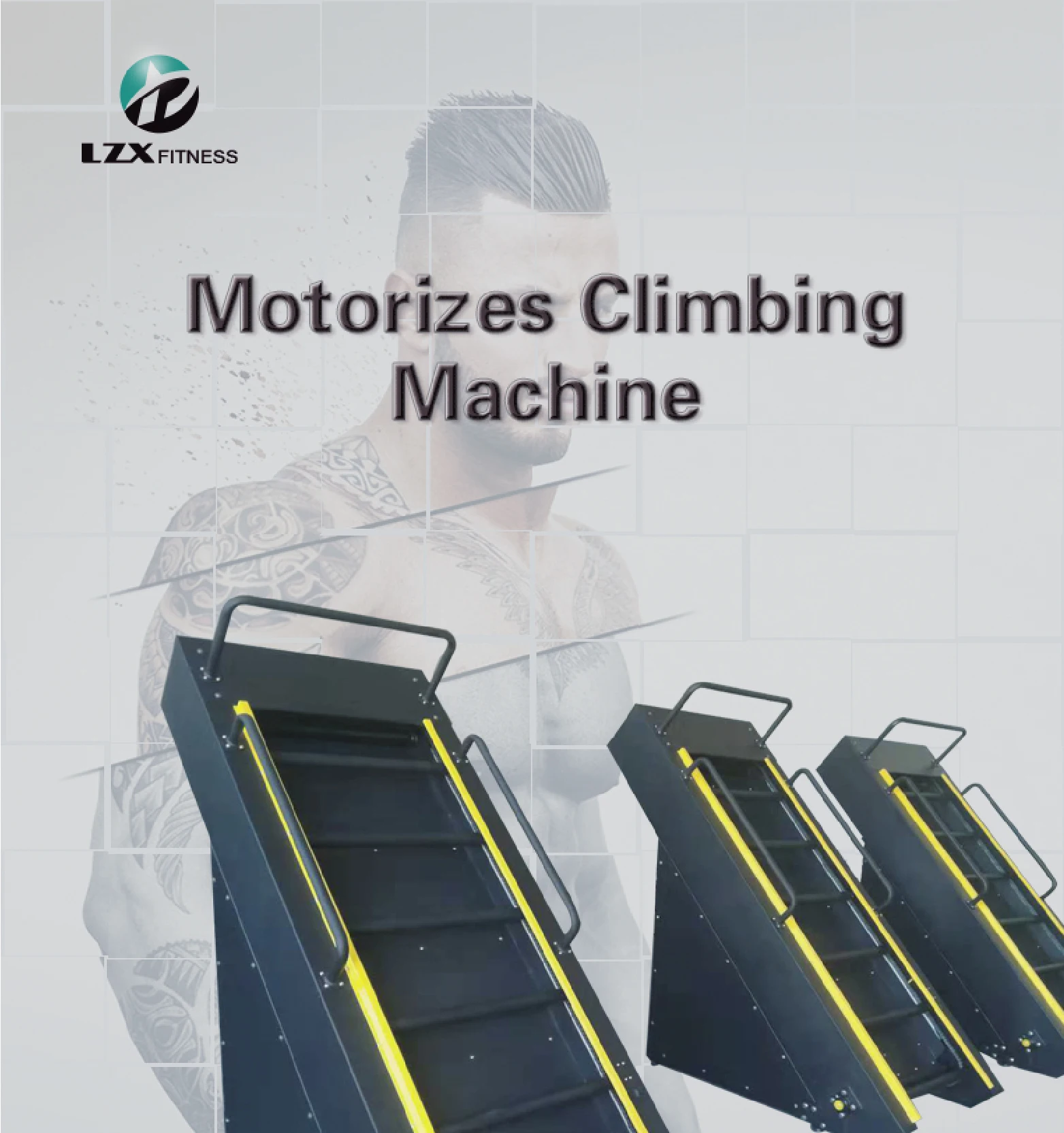 Jacobs Ladder Climber Machine Electric Climbing Machine Ladder For Gym Use Body Building