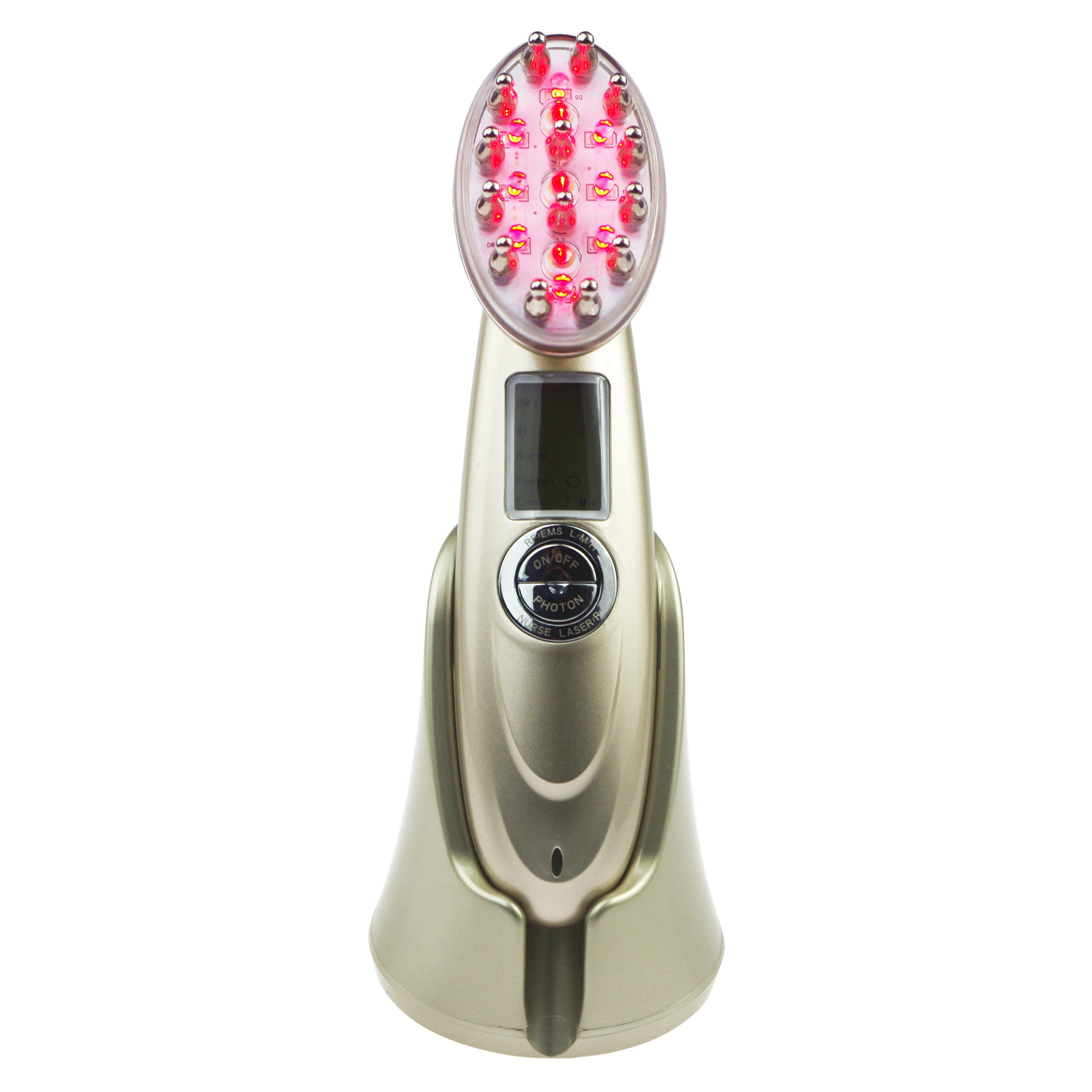 

Photon Hair Loss Treatment Machine Hair Growth Laser Comb Hair Regrowth Facial Handheld Led Device