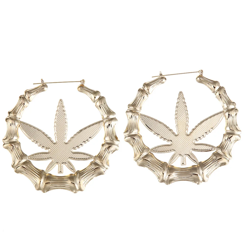 

Fashion Gold maple leaf earrings for women wholesale N2103310, Colors