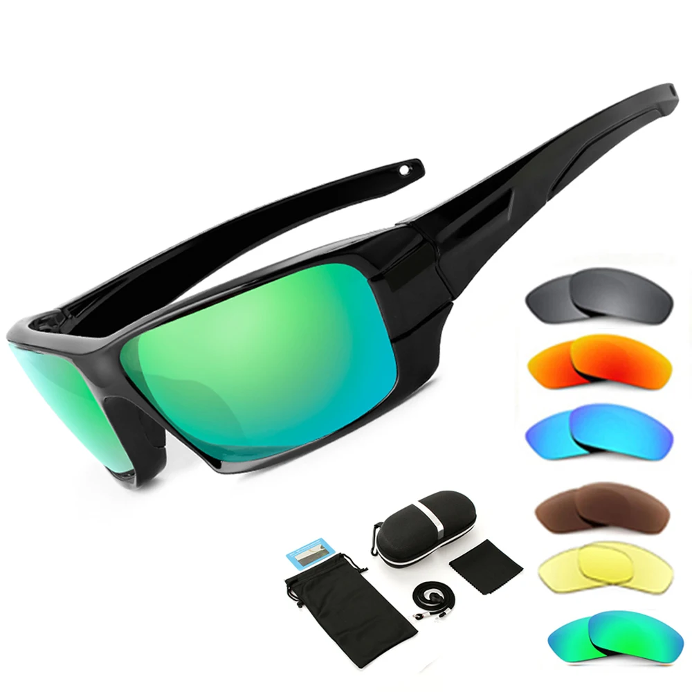 

Cycling MTB Bicycle 6 Lens Outdoor Sport Eyewear Sunglasses Protection Riding Motorcycle Bike Sun Glasses